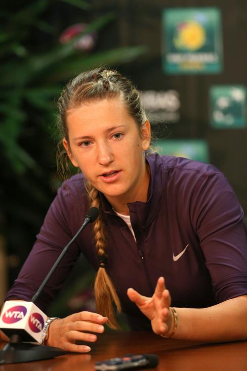 Victoria Azarenka  2013 BNP Paribas Open Press Conference in Indian Wells  14, 2013 