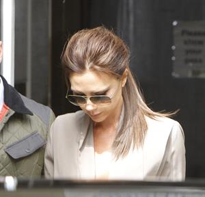 Victoria Beckham leaving London's Vogue Festival in London on April 28, 2013