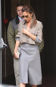 Victoria Beckham leaving London's Vogue Festival in London on April 28, 2013