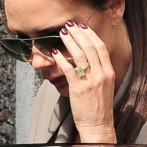 Victoria Beckham leaving London's Vogue Festival in London on April 28, 2013