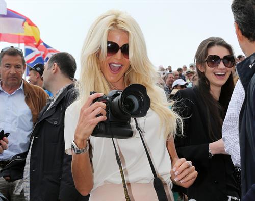 Victoria Silvstedt Lunches at the Monte-Carlo Country Club in Monaco (April 19, 2013) 