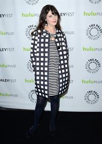 Zooey Deschanel New Girl Panel at 2013 PaleyFest in L.A. March 11, 2013 