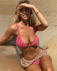 Amanda Taylor in a bikini