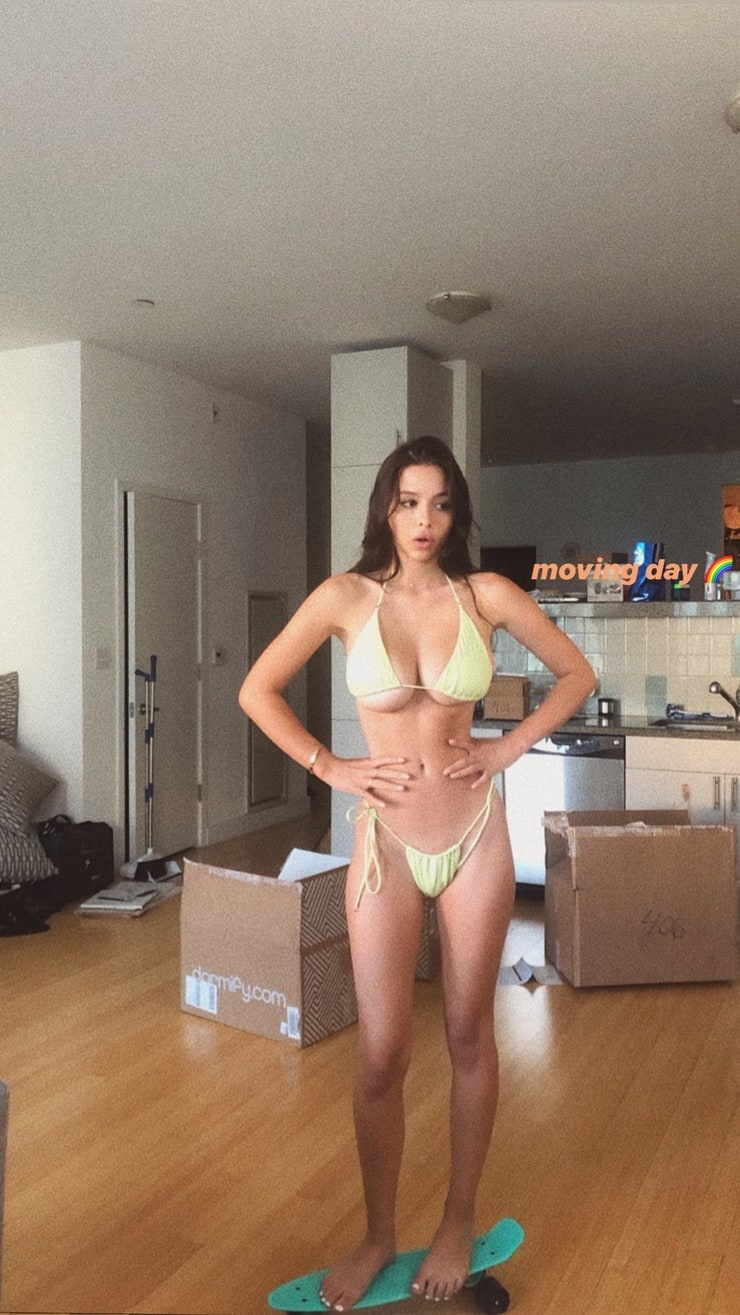 Sophie Mudd in a bikini