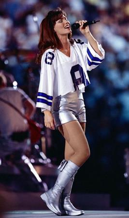 Shania Twain in Dallas Cowboys Jerseys