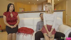 Cum craving coed Haley Reed proves shes her daddys little angel by sucking him off and riding his fuck stick