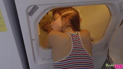 Bratty coed Nina Nirvana gets taught a lesson with a facial when her stepbrother fucks her bare pussy from behind