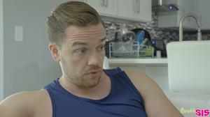 Jessie Saint Nude Pictures Lusty teen Jessie Saint seduces her stepbrother into fucking her with just some leggings and a well placed hole