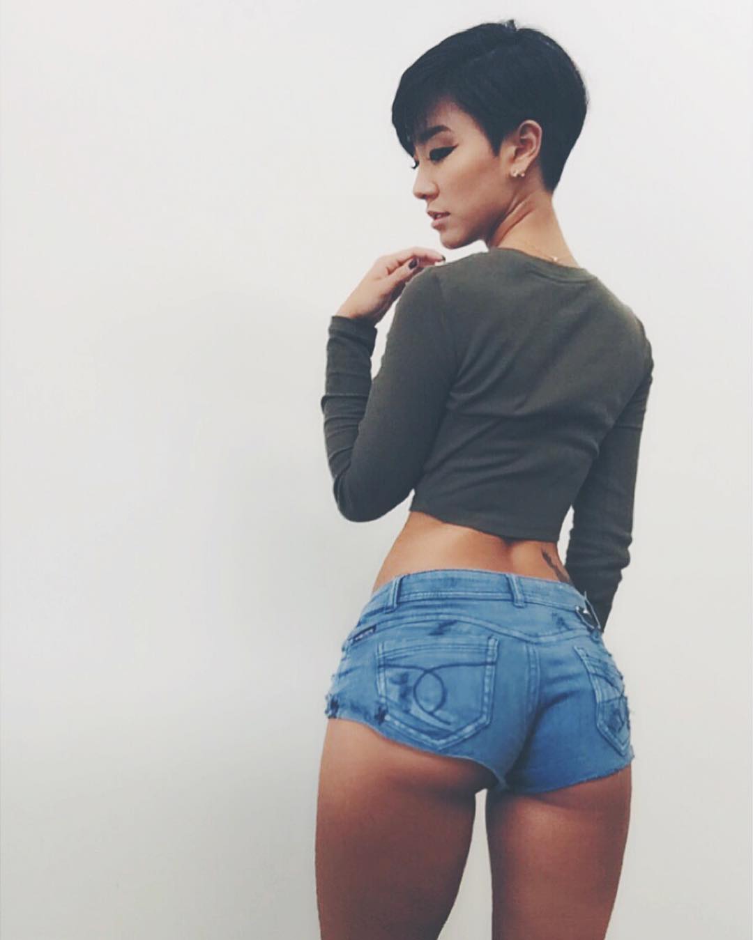 Booty shorts asian