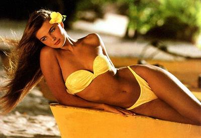 Paulina Porizkova in a bikini