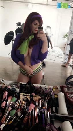 Lana Kendrick Nude Pictures Lana Kendrick Tease With Her Huge Tits on Her Diary