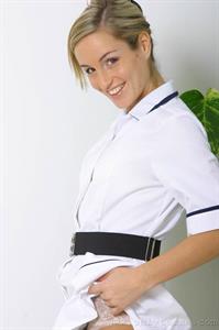  Melanie in a naughty nurse outfit. 