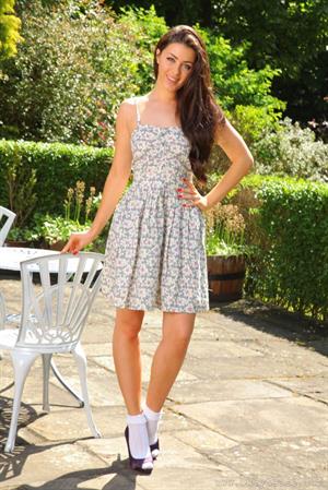 Natalia Nude Pictures Natalia looks fantastic as she slips out of her summer dress in the sunshine.