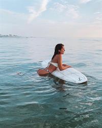 Emily Zeck in a bikini