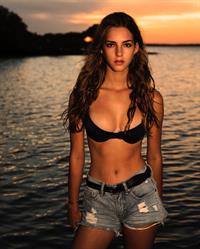 Emily Feld in a bikini