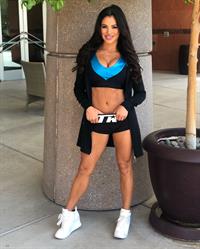 Kayla Fitzgerald as a Top Rank Ring Girl