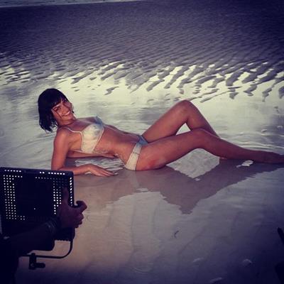 Alyssa Miller in body paint