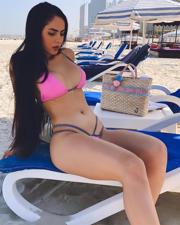 Juliana Caetano in a bikini