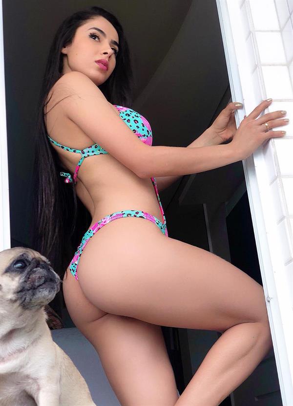 Juliana Caetano in a bikini - ass