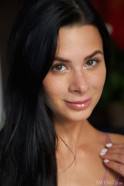 Jenny Doll Petite Brunette in Bed