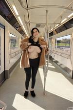 Giulia Wylde Flashing her Boobs