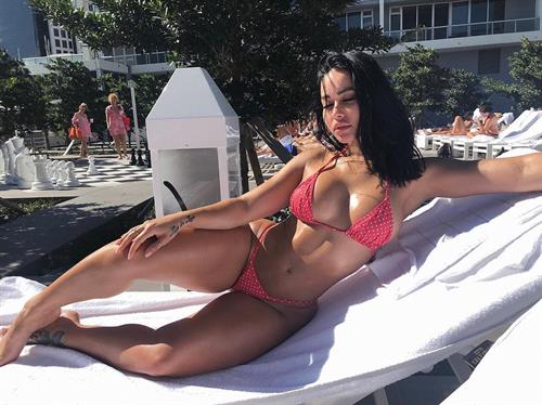 Stephanie Rao in a bikini