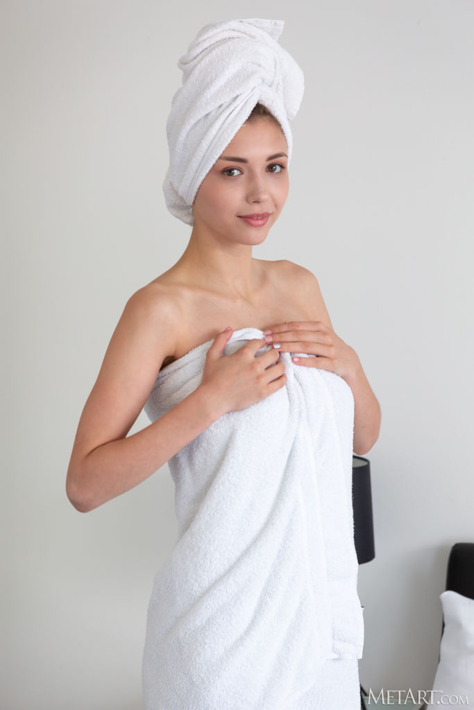 Mila Azul Shaved Busty Chick