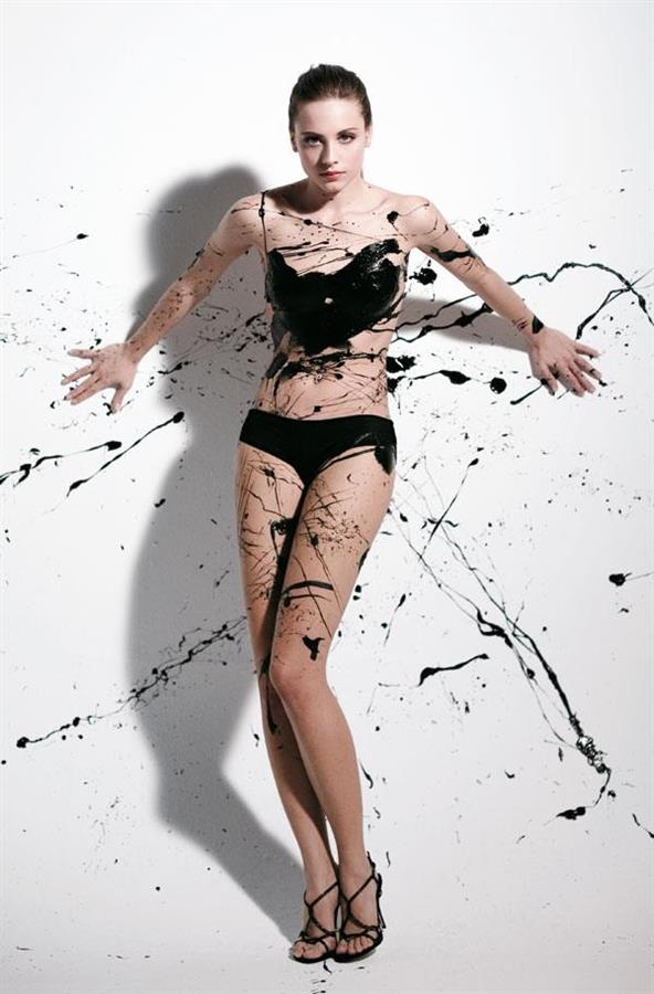 Michelle Jenner in body paint