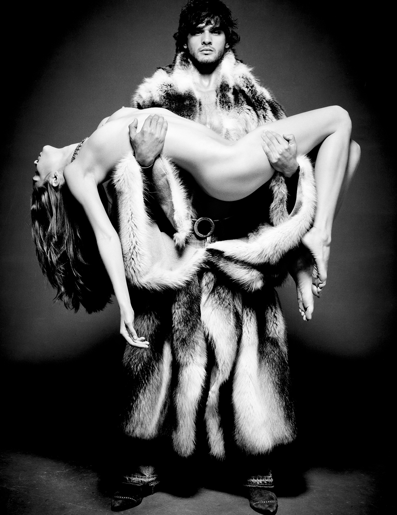 Josephine Skriver topless in Lui Magazine Dec 2013