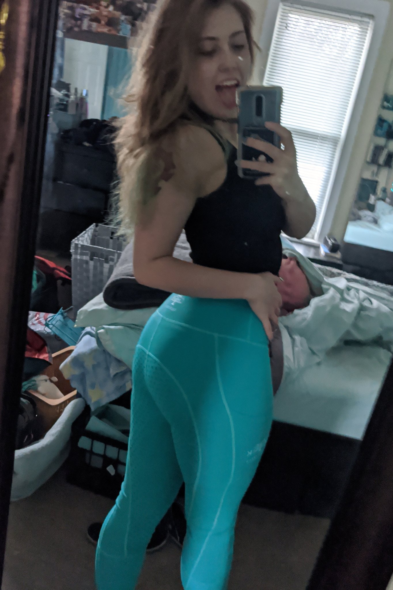 Electra Rayne taking a selfie