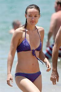 Olivia Wilde on the beach and in the water in Hawaii - May 26, 2013 