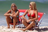 Bia and Branca Feres in a bikini