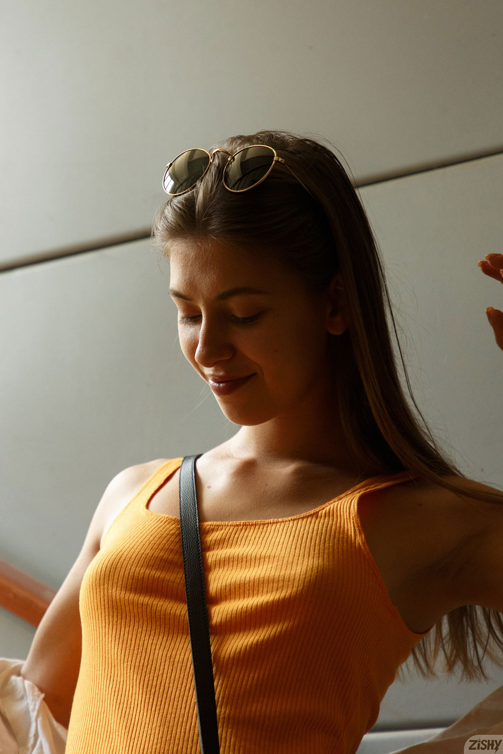 Marcela Gaona Orange Dress