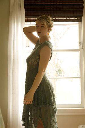 Vicky Chandler in a Dress