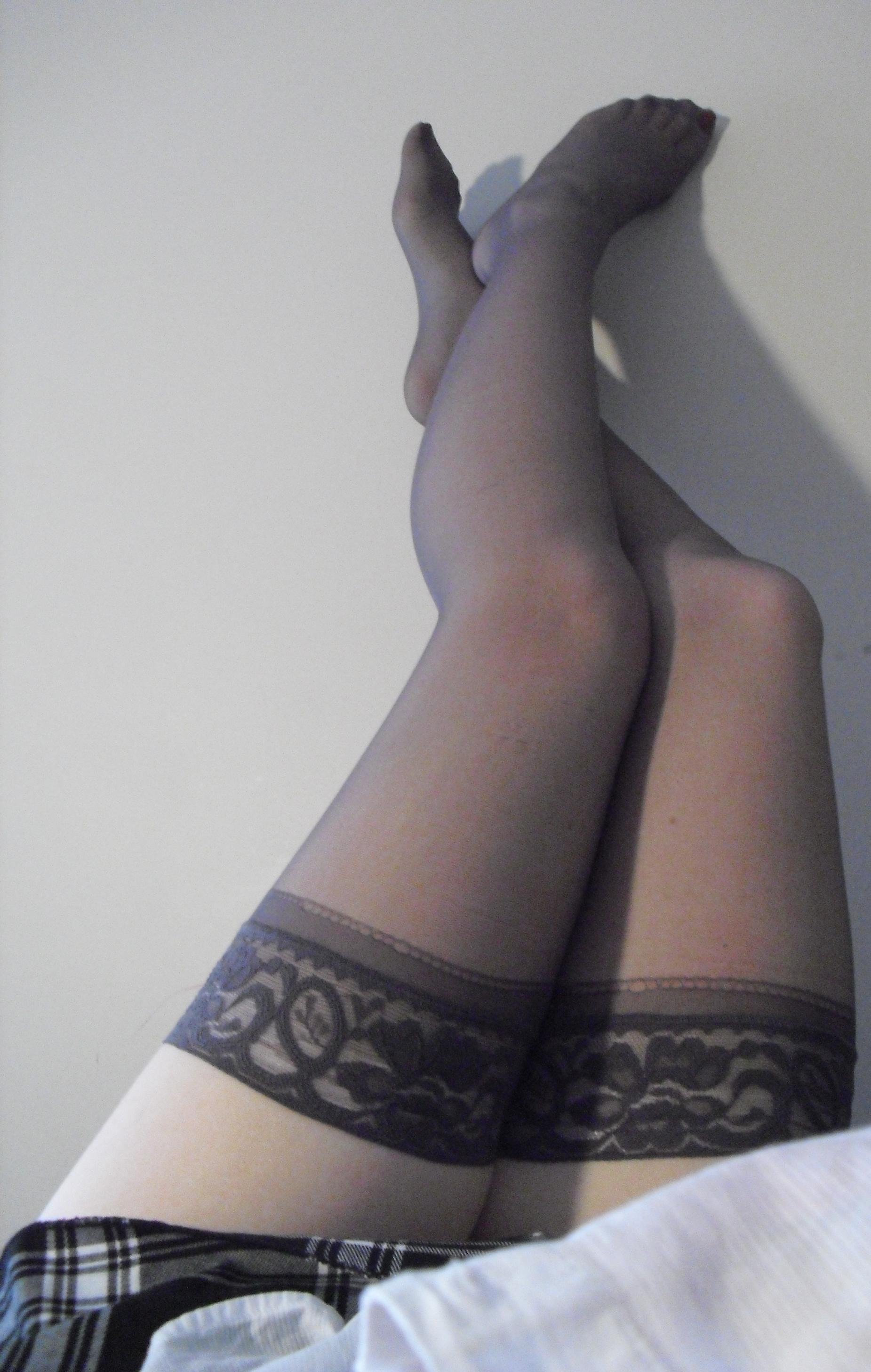 Anonymous in lingerie