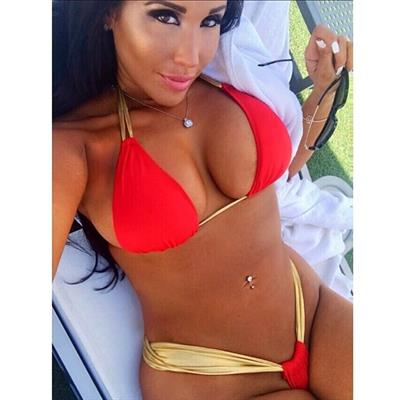 Ali Milan in a bikini