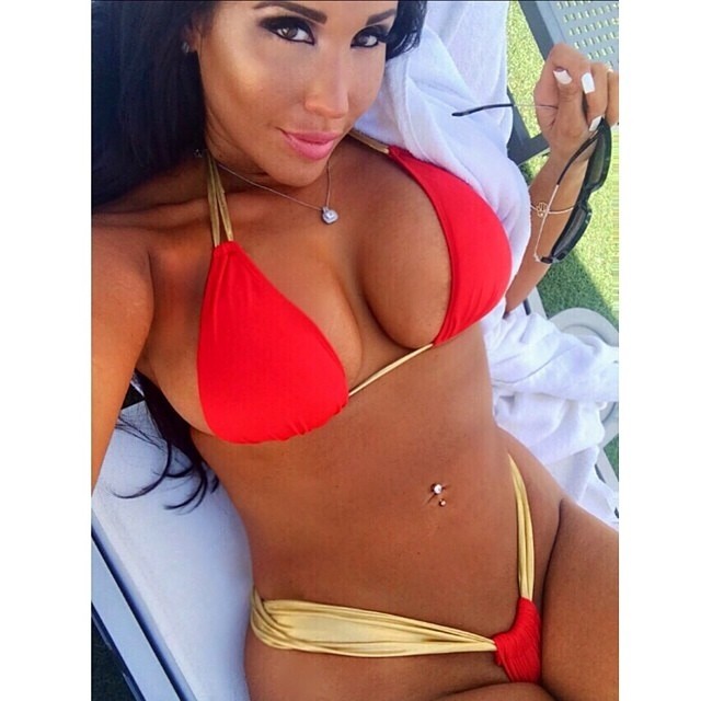 Ali Milan in a bikini