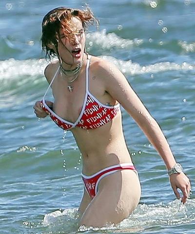 Bella Thorne in a bikini