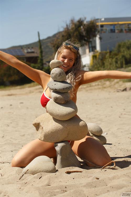 Maddie Crump Red Bikini