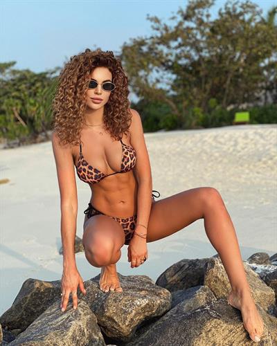 Anastasia Verbovaia in a bikini