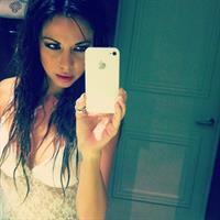 Jimena Sanchez taking a selfie