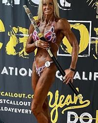 Debi Laszewski in a bikini