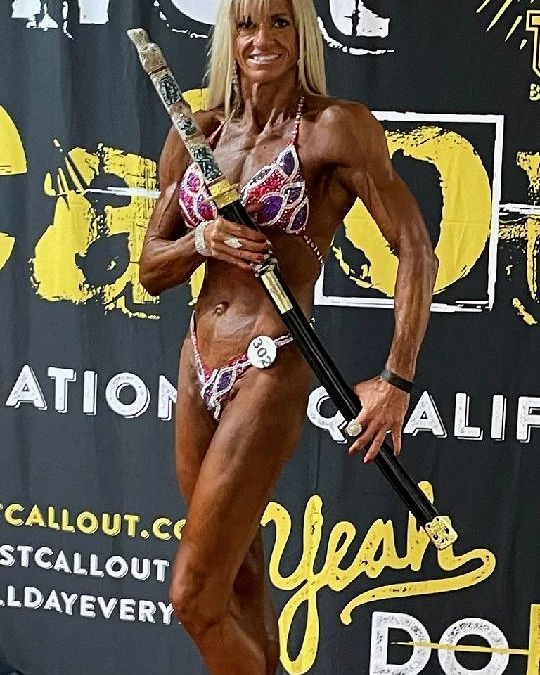 Debi Laszewski in a bikini