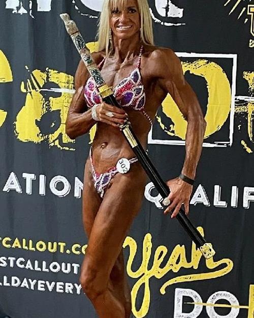 Debi Laszewski in a bikini