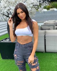 Sexy Ripped Jeans and a Halter Top