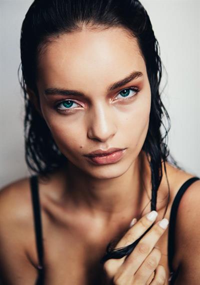 Luma Grothe in a bikini