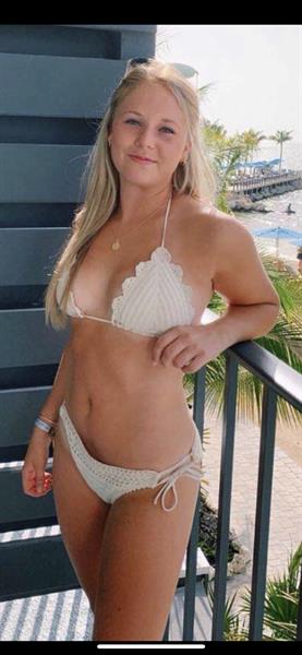 Dana Swartz in a bikini