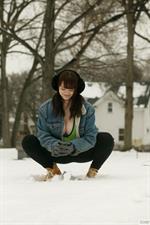 Daisy Wensday Strips in the Snow