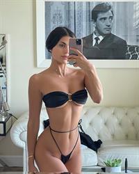 Holly Scarfone in a bikini