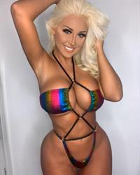 Holly Deacon in a bikini